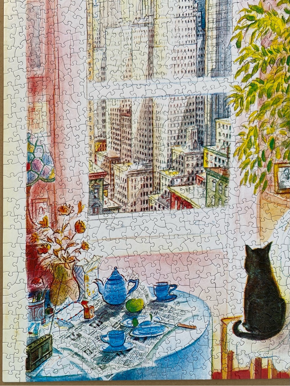 The New Yorker Cat’s Eye View Puzzle Complete 1000 Piece - Picture 6 of 11